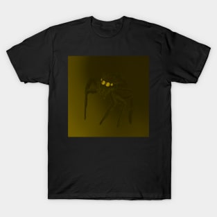 Jumping Spider Drawing V17 (Yellow 1) T-Shirt